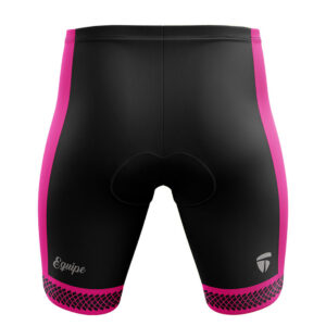 Gel Padded Cycling Shorts | Bike Riding Clothes for Men Black & Pink Color