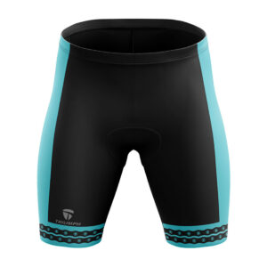 Men’s Road Cycling Riding Gel Padded Shorts Black & Blue Color
