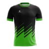 Cycling Jersey for Men Breathable Short Sleeve Tshirts Black & Green Color