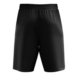 Men Basketball Shorts Running Workout Shorts with Pockets Black Color