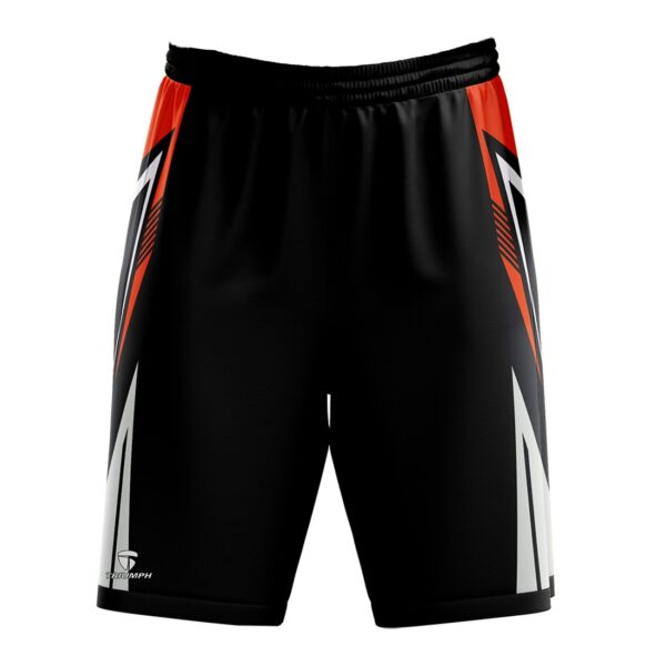 Basketball Shorts for Boys | Workout Sports Track Shorts with Pockets Black & Red Color