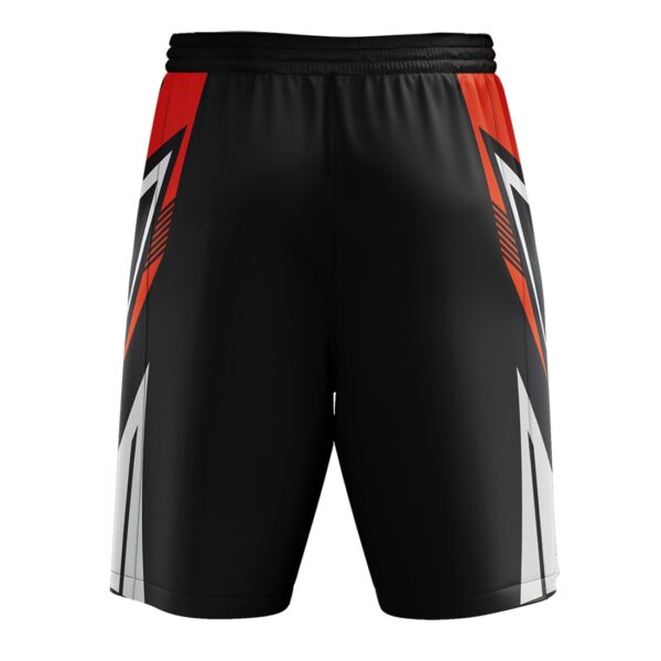 Basketball Shorts for Boys | Workout Sports Track Shorts with Pockets Black & Red Color