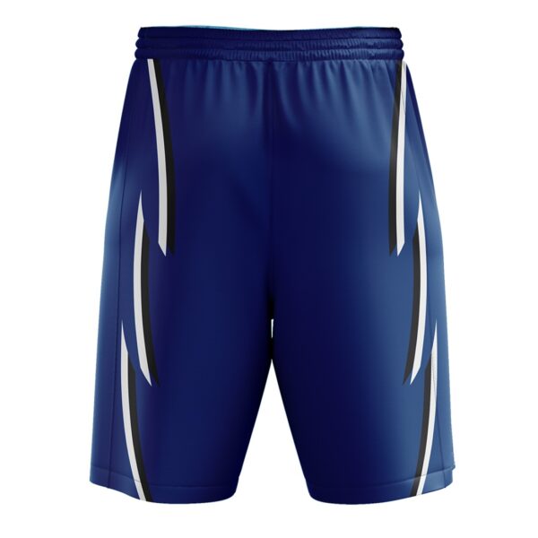 Above Knee Sports Shorts for Workout Practice | Custom Sportswear Blue Color