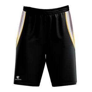 Basketball Sports Shorts for Men with 2 Pockets Black & White Color