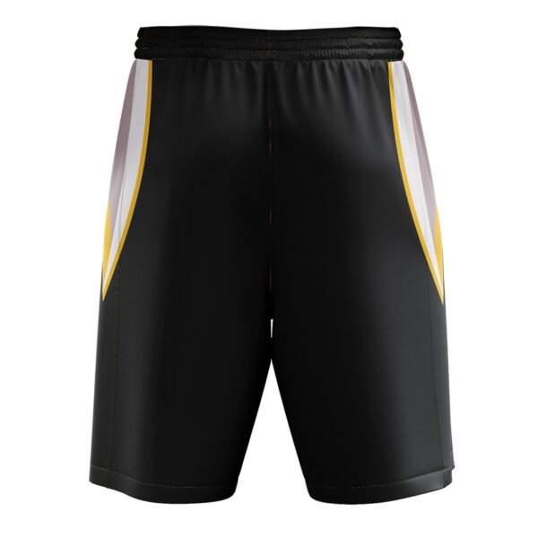 Basketball Sports Shorts for Men with 2 Pockets Black & White Color