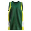 Basketball Jersey For Men | Custom Printed Sportswear Green & Yellow Color