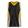 Triumph Basketball Jerseys Online India | Boys Sports Tshirts Black & Yellow Color