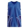 Boys Basketball Jersey | Add Name Number Team Logo Blue Color