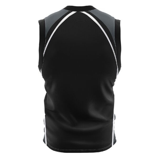 Boy Sleeveless Basketball Jersey | Custom Sports Clothes Black Color