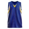 Mens Basketball Jersey | Add Name Number Team Logo Blue color