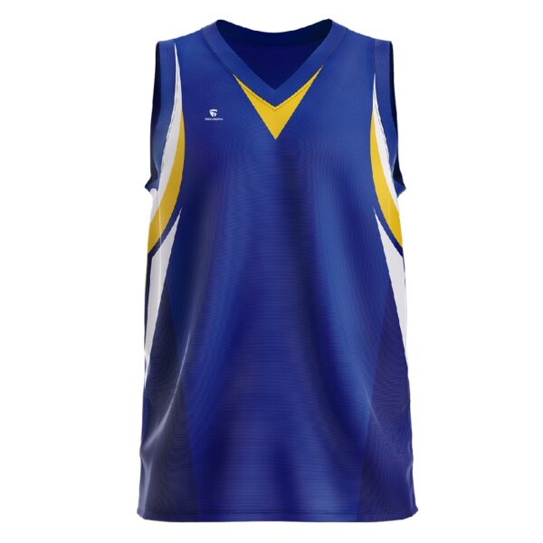 Mens Basketball Jersey | Add Name Number Team Logo Blue color