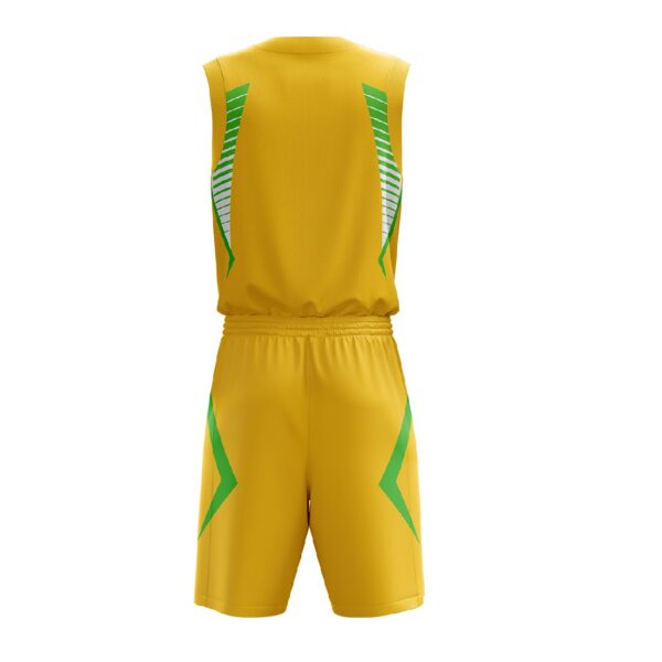 Custom Basketball Team Uniform | Mens Sports Clothing Yellow Color