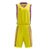 Basketball Sports Jersey Online for Men | Sports Team Uniform for Boy Yellow Color