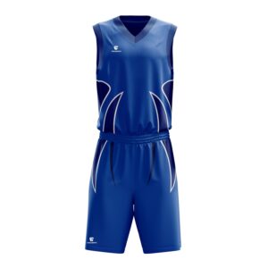 Boys Basketball Jersey | Team Unfiorm Add Name Number Team Logo Blue Color
