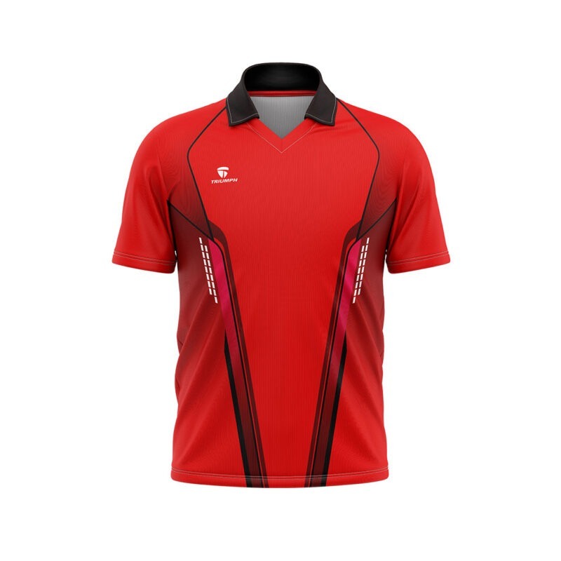 Mens Cricket Sports Jersey Customized Cricket T-shirt – view 1