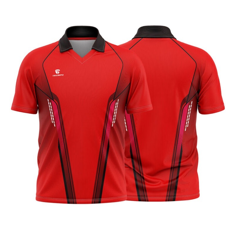 Mens Cricket Sports Jersey Customized Cricket T-shirt – view 3