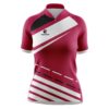 Comfortable Exclusive Bicycling Jersey for Women Maroon & White Color
