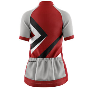 Women’s Jersey for Professional Cycling Maroon & White Color