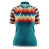 Women Cycling Jersey | Custom Technical Cycling Wear Green with Multi Color