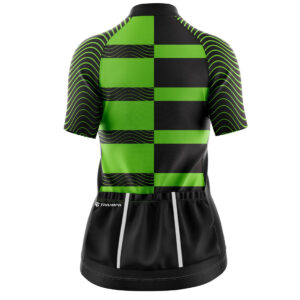 Women’s Cycling Tops & Jerseys | Quick Dri Fit Cycling Clothing Green & Black Color