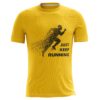 Workout TShirts for Men | Quick Dry Athletic Gym Active Jersey Yellow Color