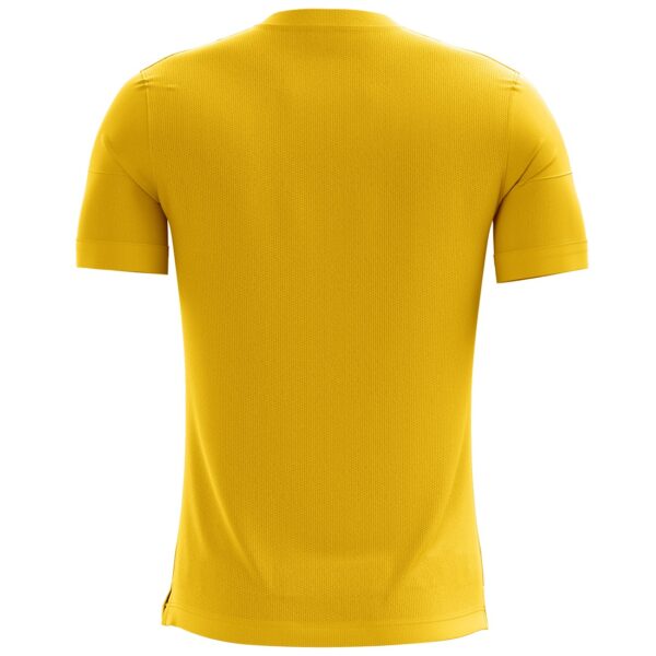 Mens Workout Gym Short Sleeve T Shirt Active Athletic Running TShirts Yellow Color