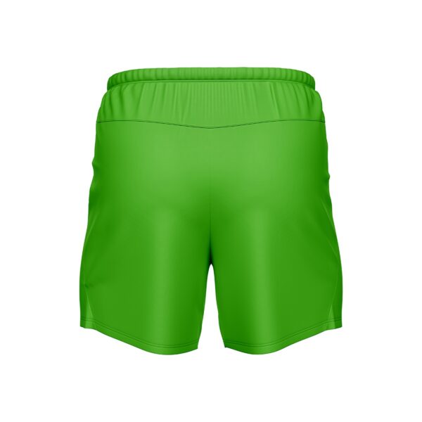 Men's GYM Shorts with Both Zip Pockets - Green Color