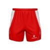 Men’s Gym Shorts | Activewear Workout Sports Bottom Red & White Color