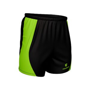 Gym Shorts for Mens | Sports Shorts | Dri-Fit Shorts | Workout Shorts Black & Green Color