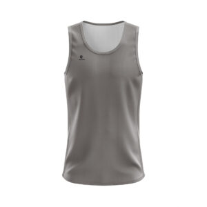 Sleeveless Vest for Men | Grey Solid Color Tank Top