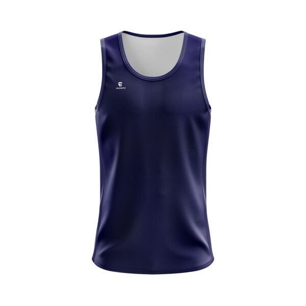 Gym Vests For Men Online | Workout Training Singlet Navy Blue