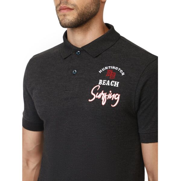 Men's Regular Fit Polo TShirt Black