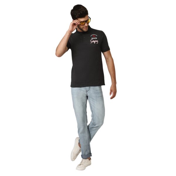 Men's Regular Fit Polo TShirt Black