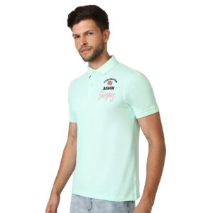 Solid Polo T-Shirts for Men | Half Sleeve Polyester Collar T Shirt