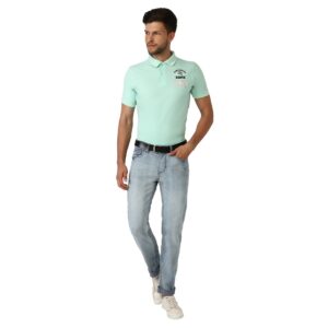 Solid Polo T-Shirts for Men | Half Sleeve Polyester Collar T Shirt