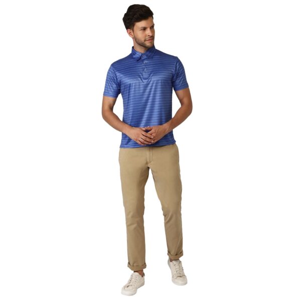 Men's Polo T-Shirts Blue | Regular Button Down TShirt for Men