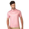 Striped Tshirt For Men | Men's Regular Fit Polo Tshirt Pink