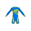 Full Sleeve Skate Suit For Skater | Powerslide Racing Speed Skinsuit Blue & Green Color