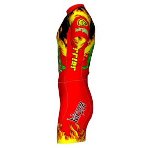 Ninja Skating Suit | Inline & Speed Skates Apparel Red Colour
