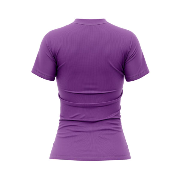 Quick Dry Workout Tennis T Shirts Tops for Women | Custom Sportswear Purple Color