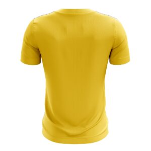 Men's Polyester Club Tennis Tshirt Yellow Color