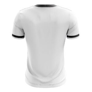 Men's Active Quick Dry T Shirts | Tennis Workout Short Sleeve Tee Tops - Black & White Color