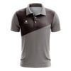 Tennis T Shirts for Men Athletic | Custom Sports Clothing - Grey Black Color