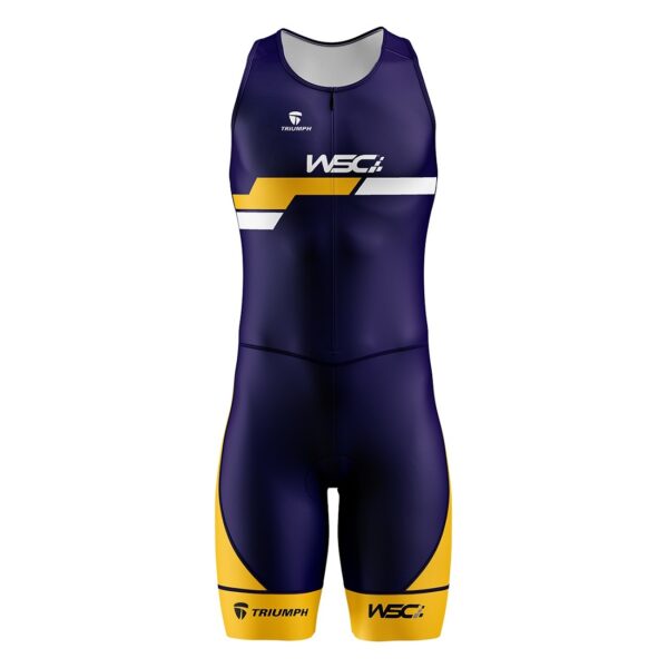 Men's Triathlon Tri Suits | Triathlon Suits Navy Blue Yellow