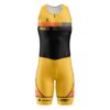 Men Triathlon Tri Suit Padded Running Swimming Cycling Skinsuit