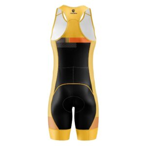 Men Triathlon Tri Suit Padded Running Swimming Cycling Skinsuit