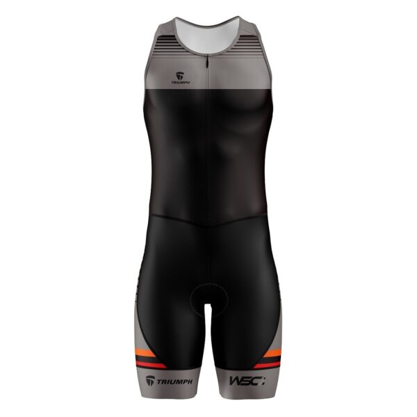 Men's TriSuits for Triathlon Clothing | Sleeveless Tri Suit Black