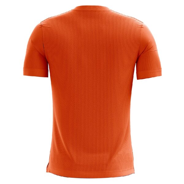 Sublimation Printed Volleyball Jersey Tees for Sports Players - Orange Color