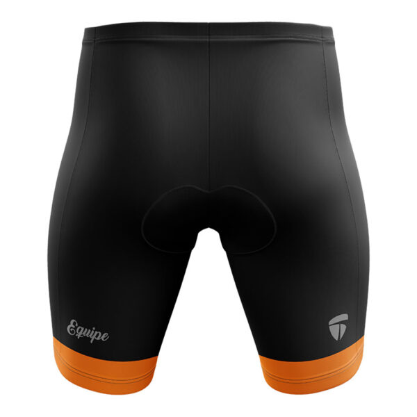 Women’s Padded Bicycle Shorts | Cycling Shorts Gel Padding Black & Orange Color