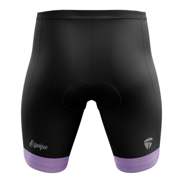 Gilrs Bike Shorts for Cycling with 3D Gel Padded Women Cycling Shorts Black & Purple Color